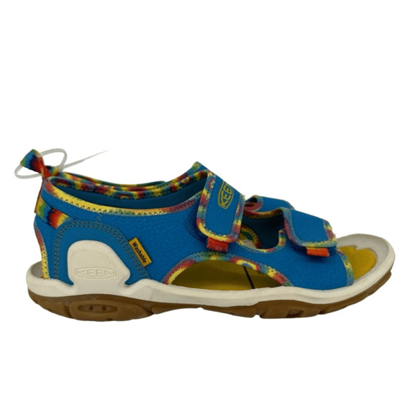 Keen Other - KEEN Knotch Creek Blue Tiedye Hook N Loop Sandals 1025650 Big Kids Size 5